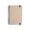 93287_104-b PROUST. A5 notebook with rings, hard cover, made of sugar cane paper (80% sugar cane) with plain pages