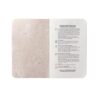 ORGANIC SOFT. A6 notepad with flexible cover made from organic elephant matter (80%)