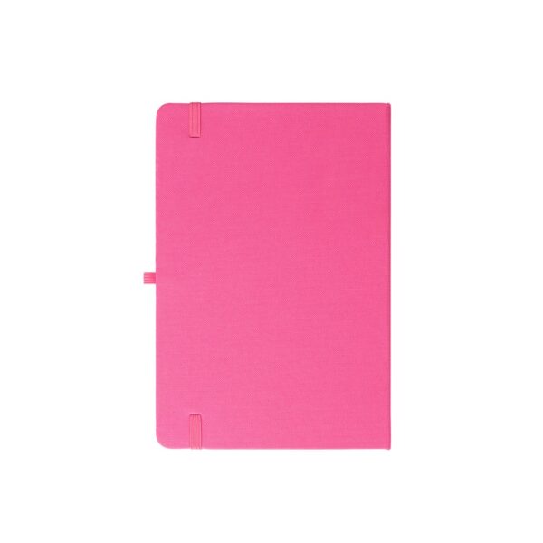 93297_102-b ANNE. A5 notebook in recycled polyester (100% rPET) with lined pages