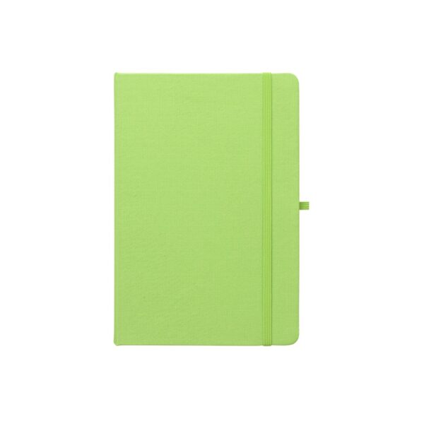 93297_119-a ANNE. A5 notebook in recycled polyester (100% rPET) with lined pages