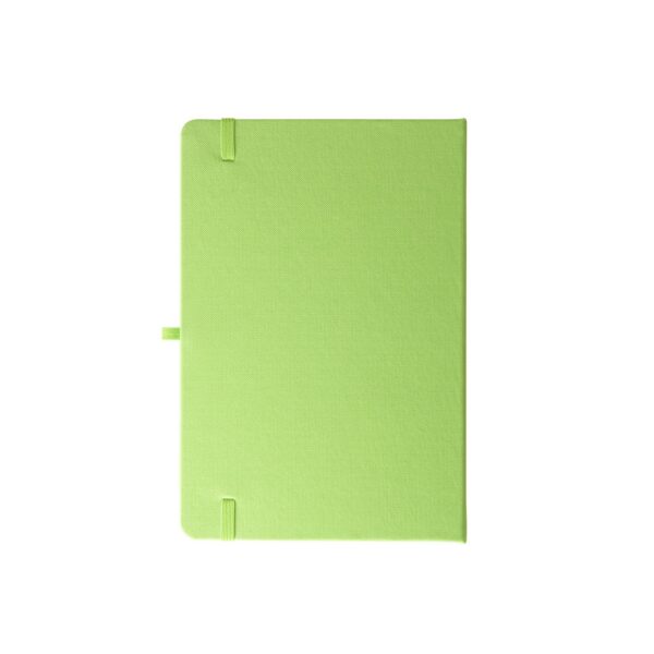 93297_119-b ANNE. A5 notebook in recycled polyester (100% rPET) with lined pages