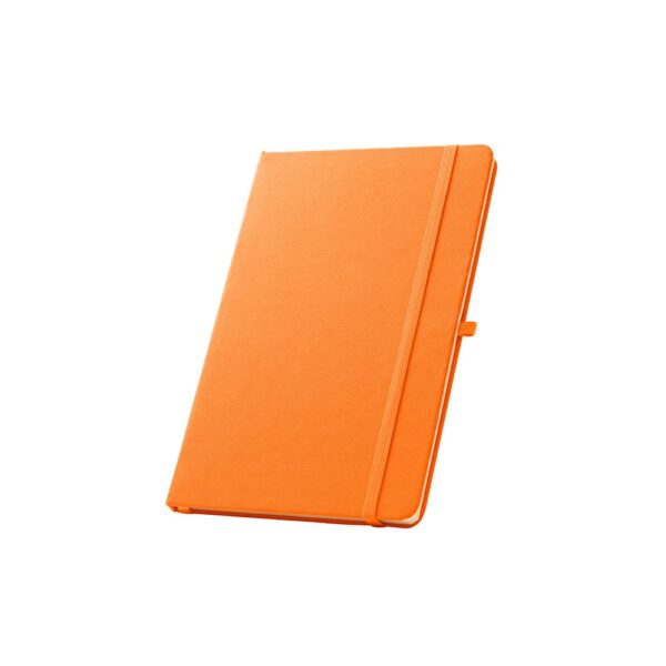 93297_128 ANNE. A5 notebook in recycled polyester (100% rPET) with lined pages