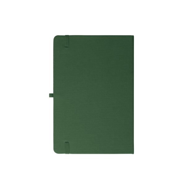 93297_129-b ANNE. A5 notebook in recycled polyester (100% rPET) with lined pages