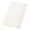 93494_106 TWAIN. A5 notebook with lined sheets in ivory color