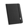 EMERGE FOLDER II. A4 folder in recycled polyester (100% rPET) 300D with elastic closure
