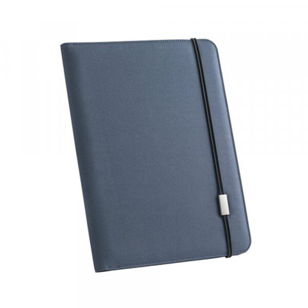 EMERGE FOLDER II. A4 folder in recycled polyester (100% rPET) 300D with elastic closure