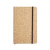 HAWKINS. Pocket cork notebook with 160 plain pages