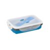 SAFFRON. Lunch Box. Retractable hermetic box in silicone and PP 640 mL