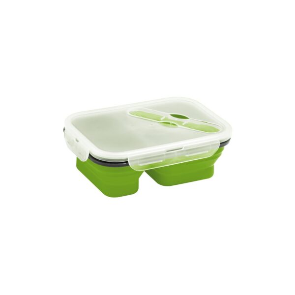 DILL. Lunch Box. Retractable hermetic box in silicone and PP (480 and 760 mL)