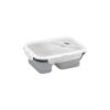 DILL. Lunch Box. Retractable hermetic box in silicone and PP (480 and 760 mL)