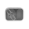 DILL. Lunch Box. Retractable hermetic box in silicone and PP (480 and 760 mL)