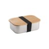 SHINO. Lunch Box. Stainless steel lunch box with bamboo lid