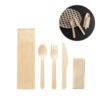 94077_set SUYA. Wooden cutlery set