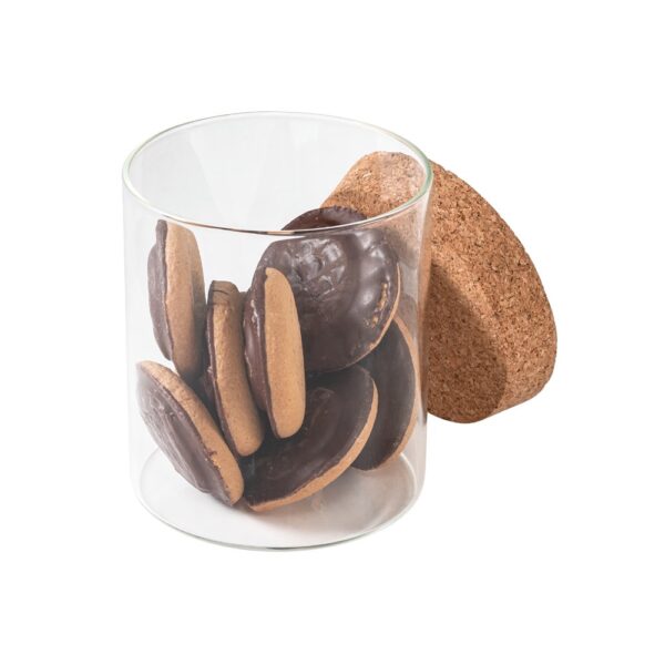 SPICE 700. Borosilicate glass bottle with cork lid 700 mL