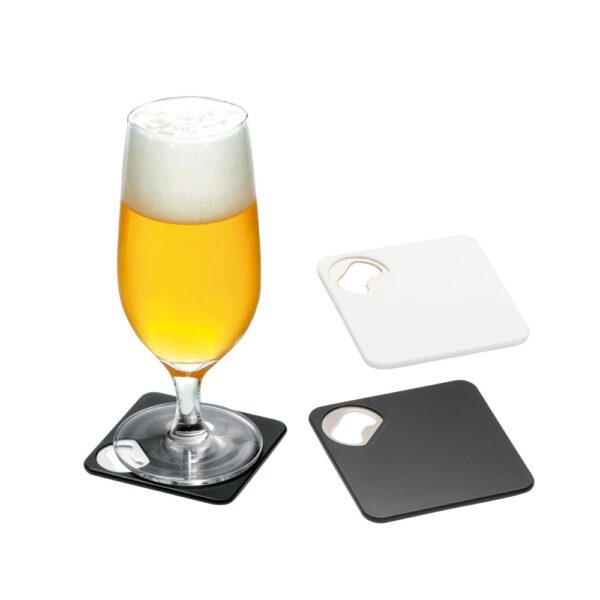 94116_set FUNFAYE. Coaster with bottle opener