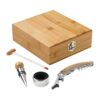 CABERNET. Wine set in bamboo, stainless steel, glass and ABS