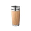 PIETRO. Bamboo and stainless steel travel cup 500 mL
