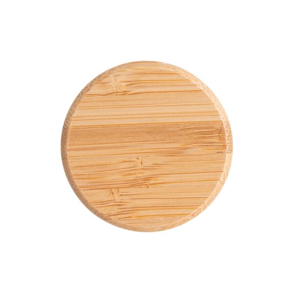 QUETA. Aluminium bottle with bamboo lid 550 mL