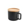 FANGIO. 220 mL ceramic mug with lid and bamboo base