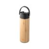 LAVER. Thermos bottle in bamboo, stainless steel and PP 440 mL