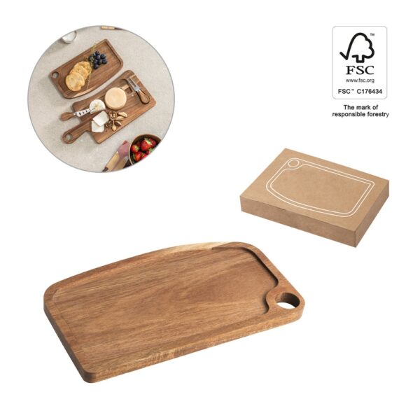 CAPER. Acacia wood board