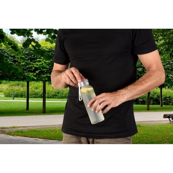 94299_110-c RIO rPET. Recycled PET (100% rPET) bottle with matt finish 600 mL