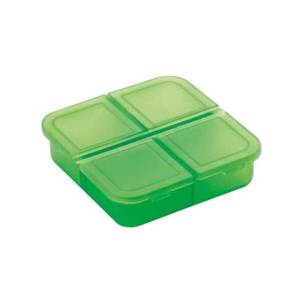 ROBERTS. Pill box with 4 dividers