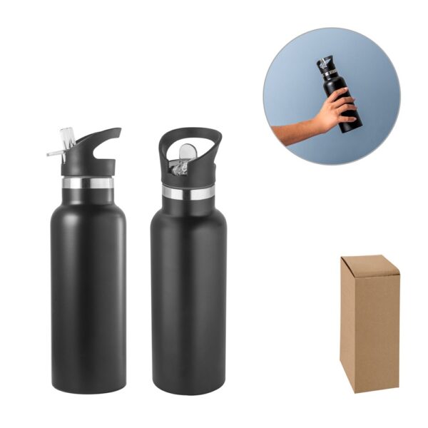 94316_set NORTON. Stainless steel bottle with PP cap 570 mL