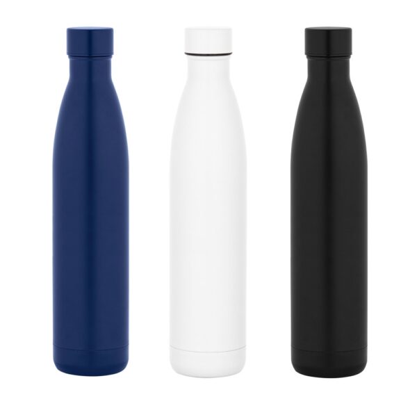 94362_set RE-BUFFON XL. Double-walled stainless steel bottle (90% recycled) 1L