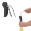 94374_set LAGREIN. ABS and zinc corkscrew with automatic lever for easy opening