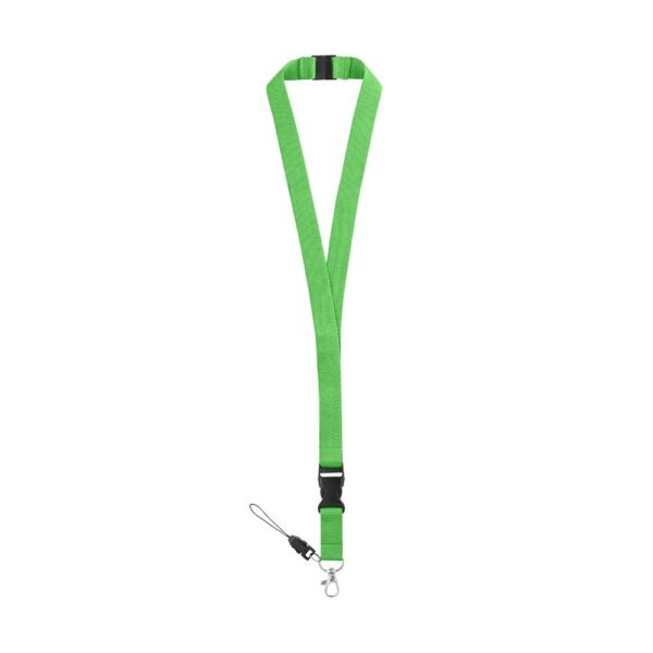 MURRAY. Polyester lanyard with metal carabiner
