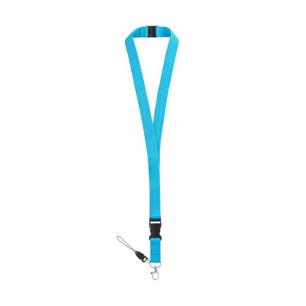 MURRAY. Polyester lanyard with metal carabiner