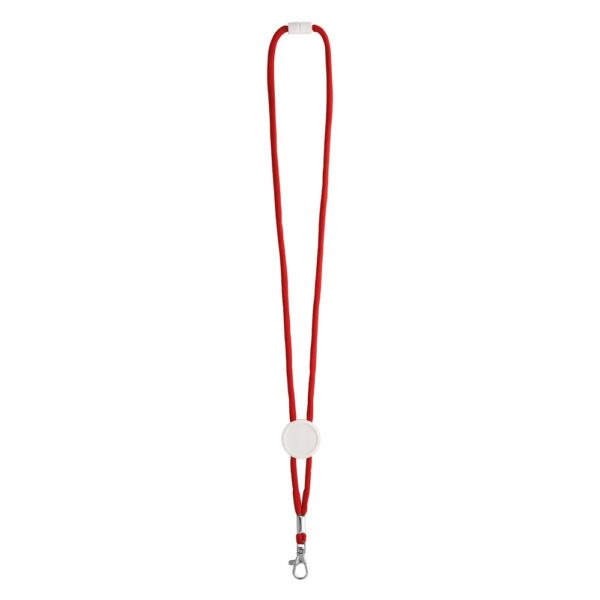 WEAVE. Adjustable polyester lanyard