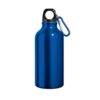 LANDSCAPE S. Aluminium sports bottle with carabiner 400 mL