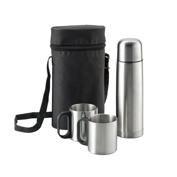 94609_set DURANT. Stainless steel thermos and mugs set