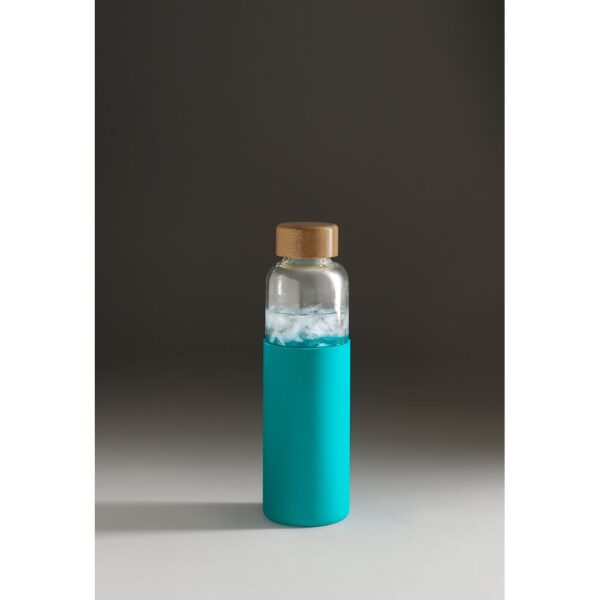 94699_124-d DAKAR. Bamboo and borosilicate glass bottle 600 mL