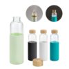 94699_set DAKAR. Bamboo and borosilicate glass bottle 600 mL