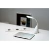GRAHAME. Portable desk lamp with speaker and 5-hour battery life in recycled ABS (100% rABS)
