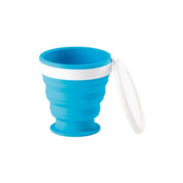 ASTRADA. Silicone and PP folding travel cup 250 mL