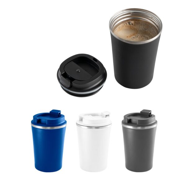 94772_set PHELPS. Stainless steel and PP travel cup 470 mL