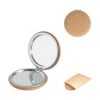94898_set TILBURY. Folding cosmetic mirror in cork