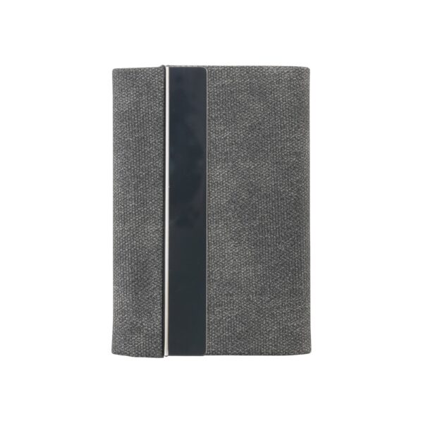 VAUGHN. Set consisting of a card holder and a key holder, both made of metal and recycled polyester (30% rPET)