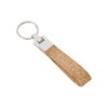 EVANS. Set consisting of a ballpoint and key ring, both in metal and cork