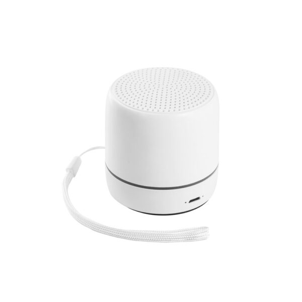 TURING. Portable 3W speaker with 4 hours of battery life on recycled ABS (100% rABS)