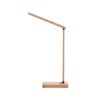 97122_160-b MOREY. Folding desk lamp with 15W superfast wireless charger in bamboo