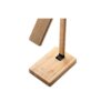 97122_160-f MOREY. Folding desk lamp with 15W superfast wireless charger in bamboo