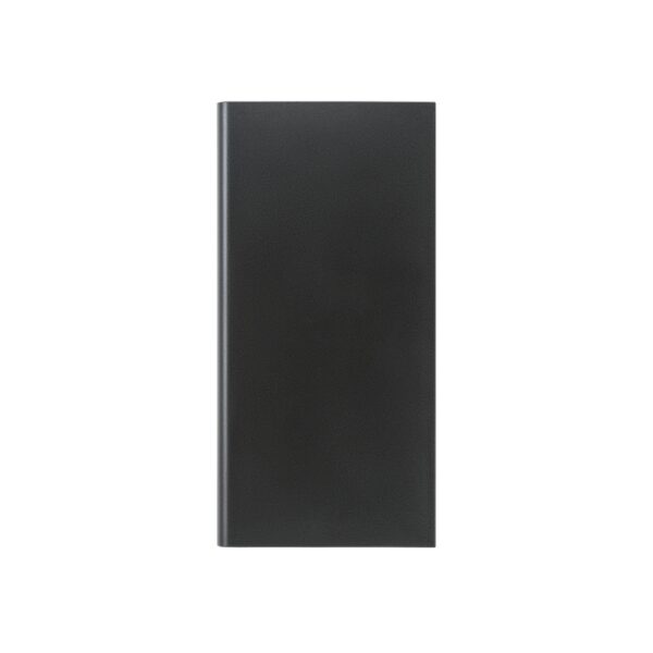 CLERK. 8.000 mAh power bank with solar panel in 100% recycled aluminium