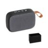 97395_set GANTE. Portable 3W speaker with 2h battery life in polyester and ABS
