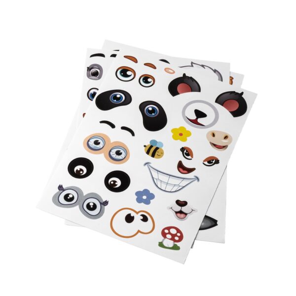 MADAGASCAR. Sticker set with six sheets
