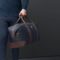 Travel bag Button Navy & Brown